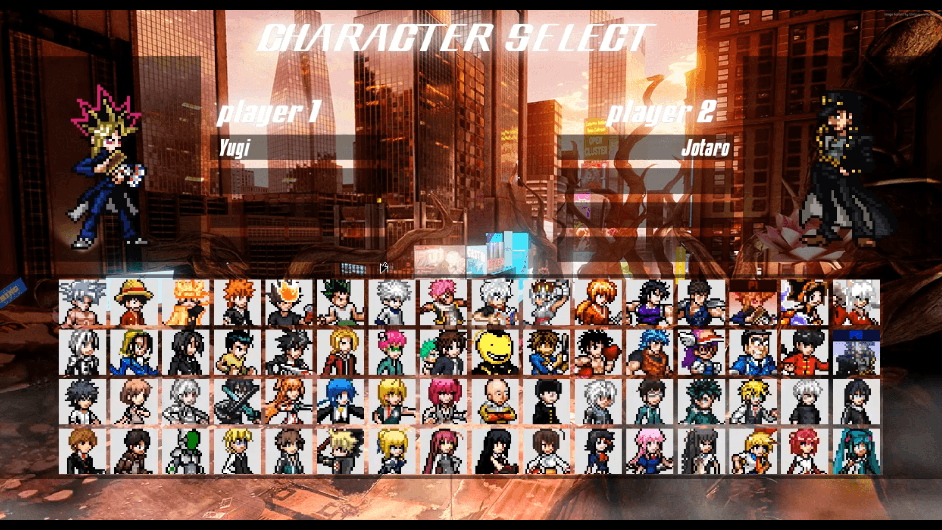 Jump Force V2 ( Mugen ) PC McDevilStar