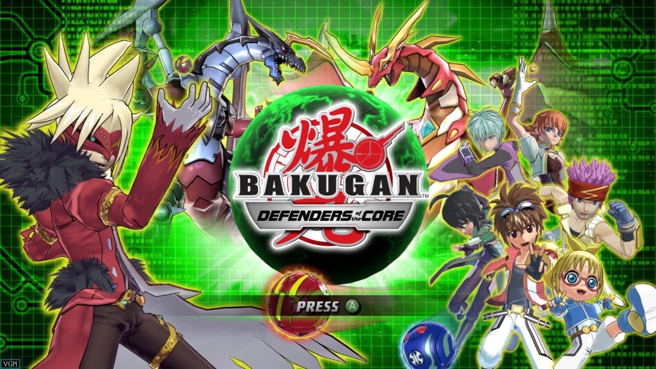 bakugan defenders of the core ps2 game